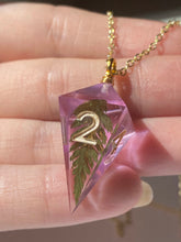 Load image into Gallery viewer, Baby Fern D4 Necklace - Lilac