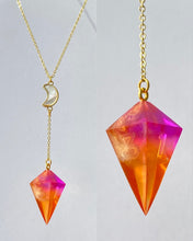 Load image into Gallery viewer, Painted Sky Lunar Y-Necklace - Gold