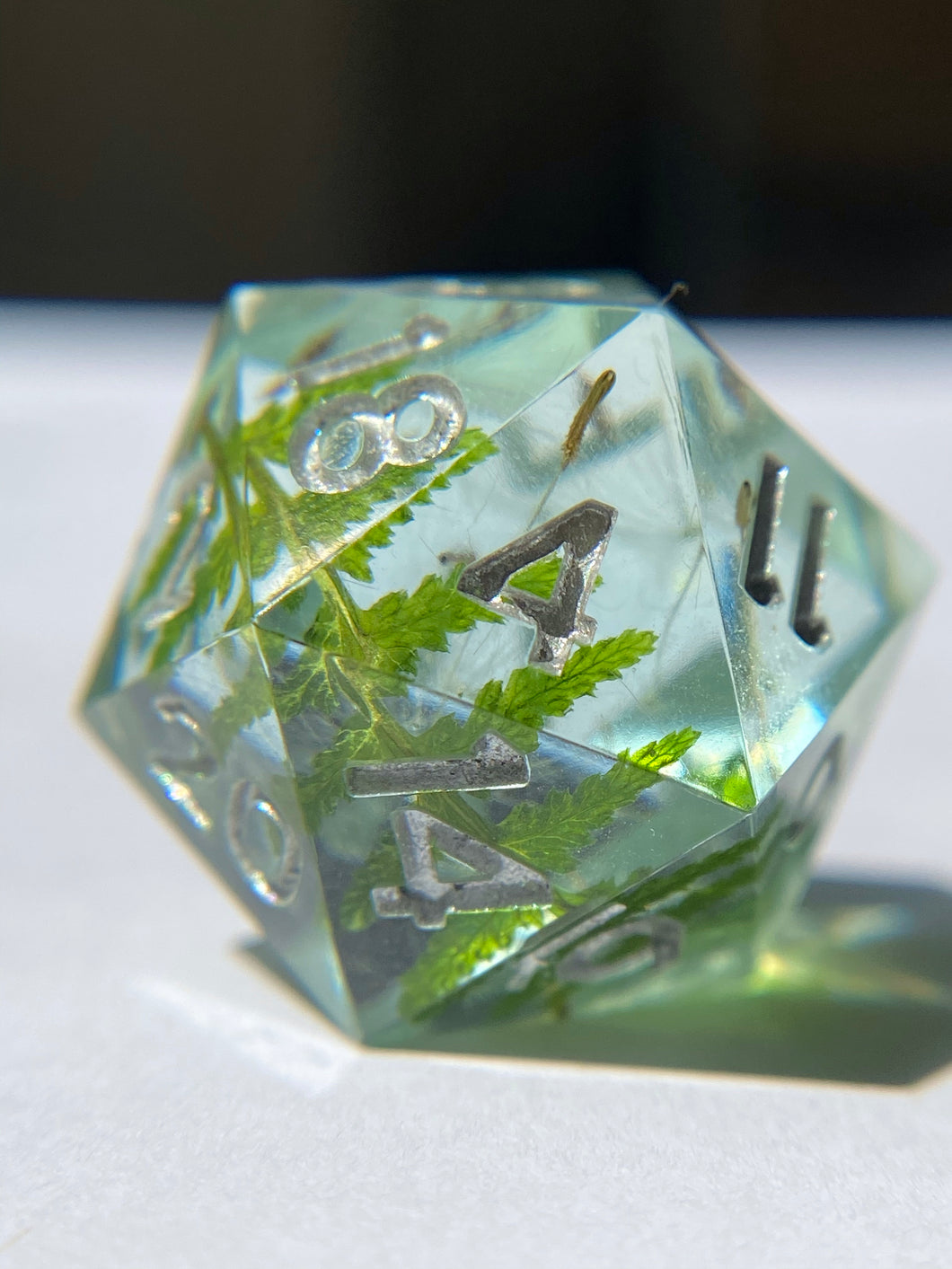 Forest Gems D20 - Silver Ink