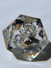 Load image into Gallery viewer, Necrotic Bloom D20 - Silver Ink