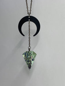 Midnight Sage Lunar D4 Necklace