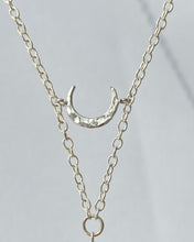 Load image into Gallery viewer, Painted Sky Lunar Y-Necklace - Silver