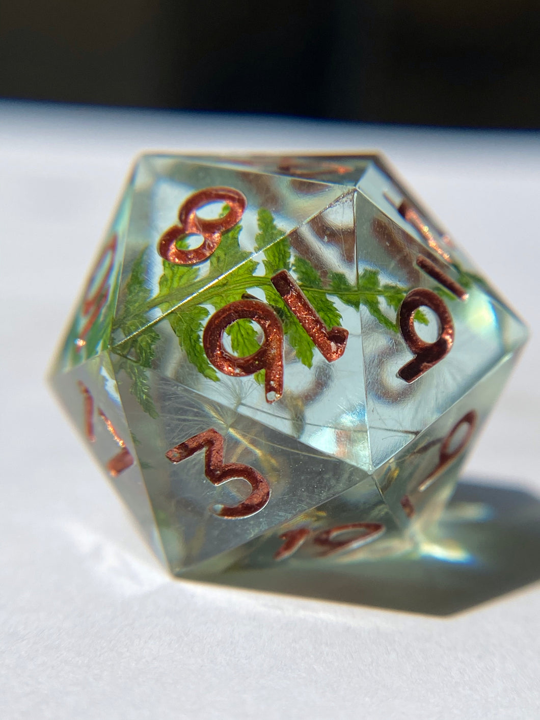 Forest Gems D20 - Copper Ink